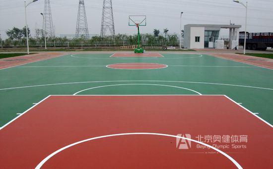 硅pu室外篮球场施工方案