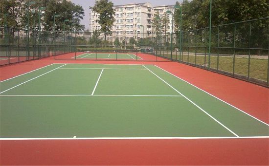标准丙烯酸网球场图片